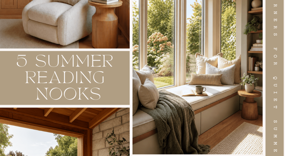 5 Organic Modern Reading Corners for Quiet Summer Mornings