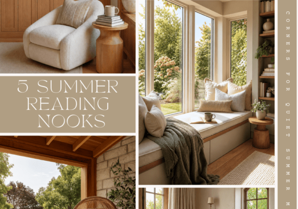 Organic Modern reading corners
