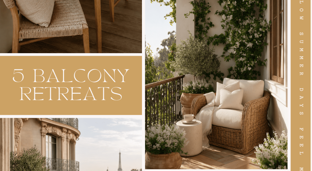 Design Gallery: 5 Balcony Retreats That Make Slow Summer Days Feel Magical