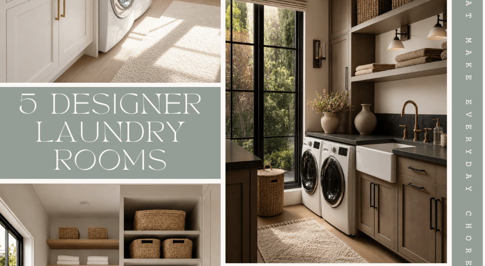 5 Designer Laundry Rooms That Make Everyday Chores Feel Luxurious