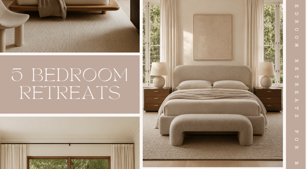 5 Peaceful Bedroom Retreats for Better Rest