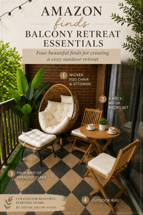 balcony retreat essentials