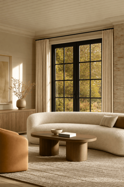 curved furniture
