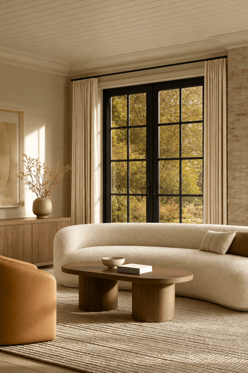 curved furniture