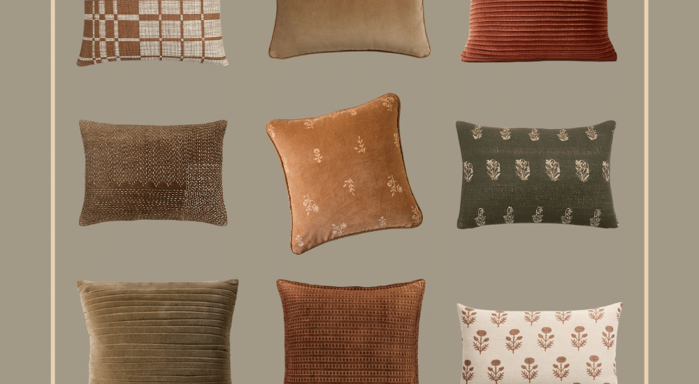 12 Fall Accent Pillows That Add Warmth Without Looking Themed