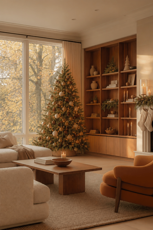 minimalist Christmas decor