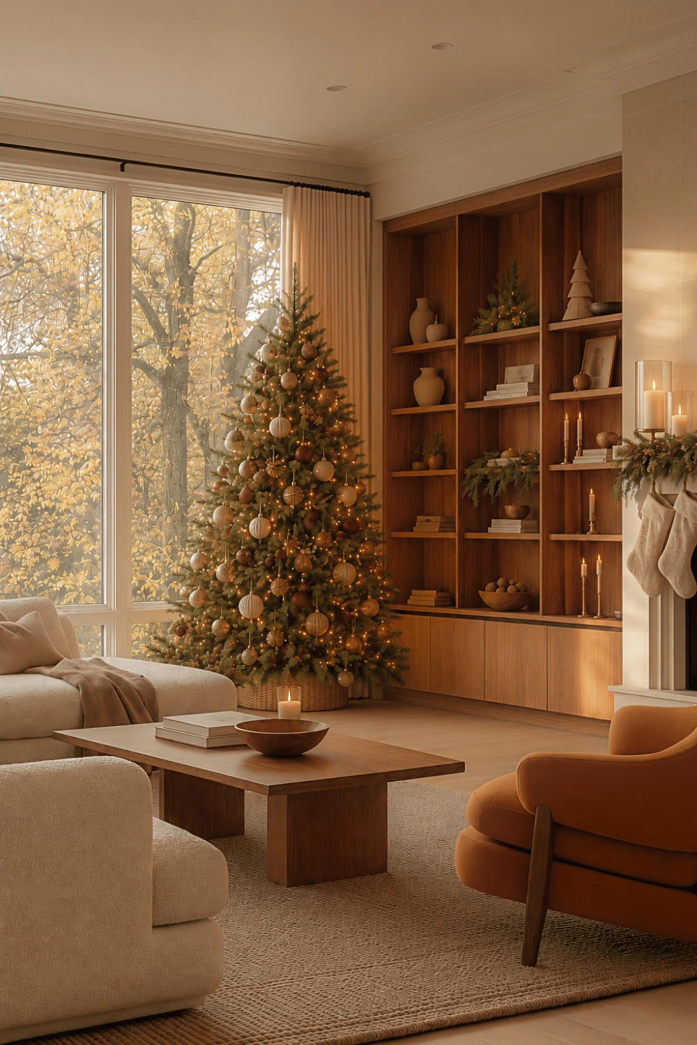 minimalist Christmas decor