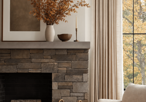 fall mantel decor